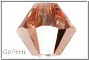Swarovski� Bicone 5328, 4mm, 001CG - crystal, capri gold (CZ-Beschichtung), 25 Stk.